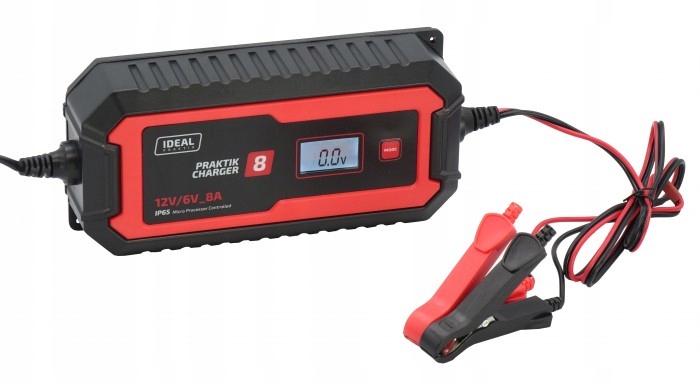 PROSTOWNIK 6/12V 180AH IDEAL PRAKTIK CHARGER 8 LCD Kod producenta PCHARGE8