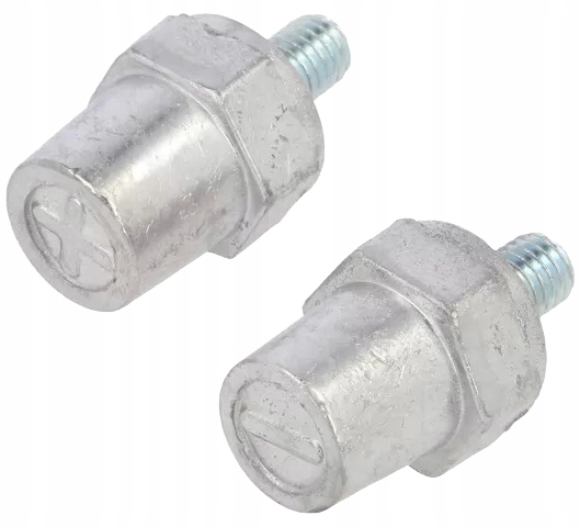 Ga 008 Klemy Akumulatora Wzmocnione Miedź Cynk Komplet M6 +/– 500A/800A 12V