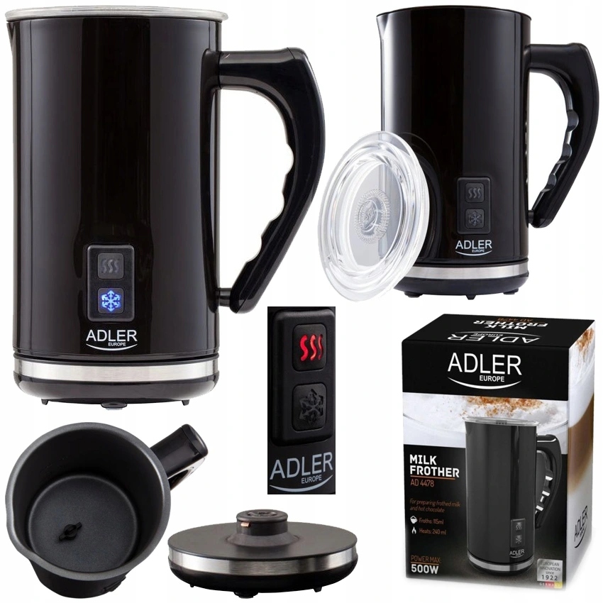 Elektrický Napeňovač Mlieka 500 W Adler AD4478