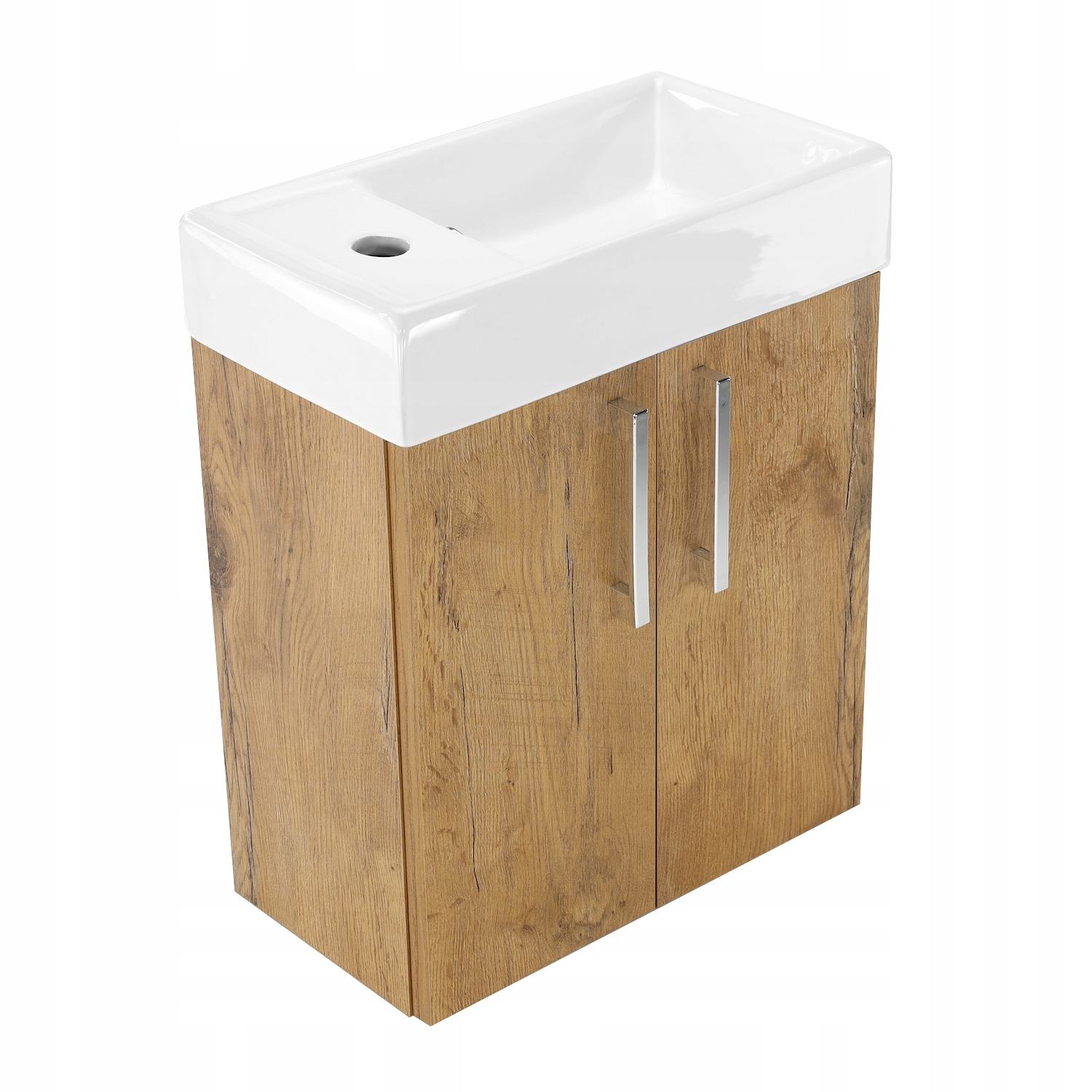 

Szafka łazienkowa wisząca z umywalką dąb loft 40cm