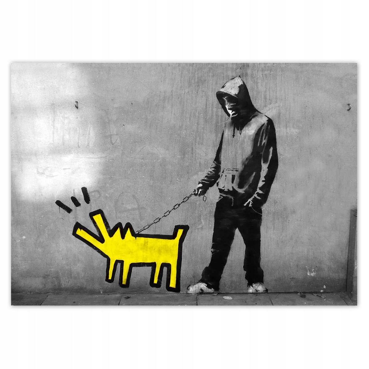 Fototapety 208x146 Banksy pejsek