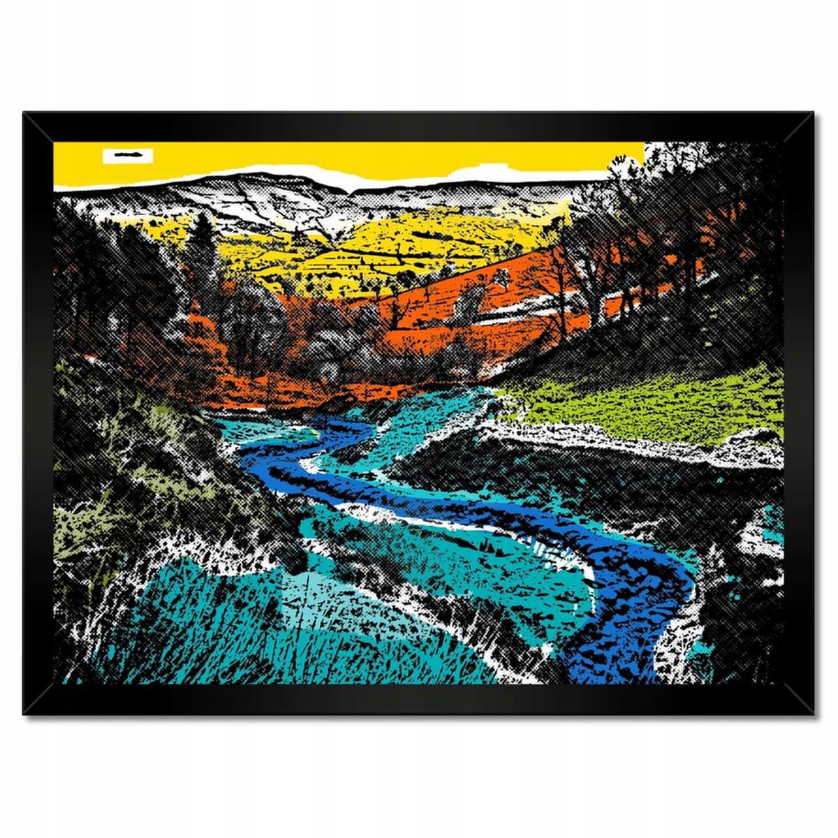 Plakáty v rámu 40x30 Horská krajina Krajina