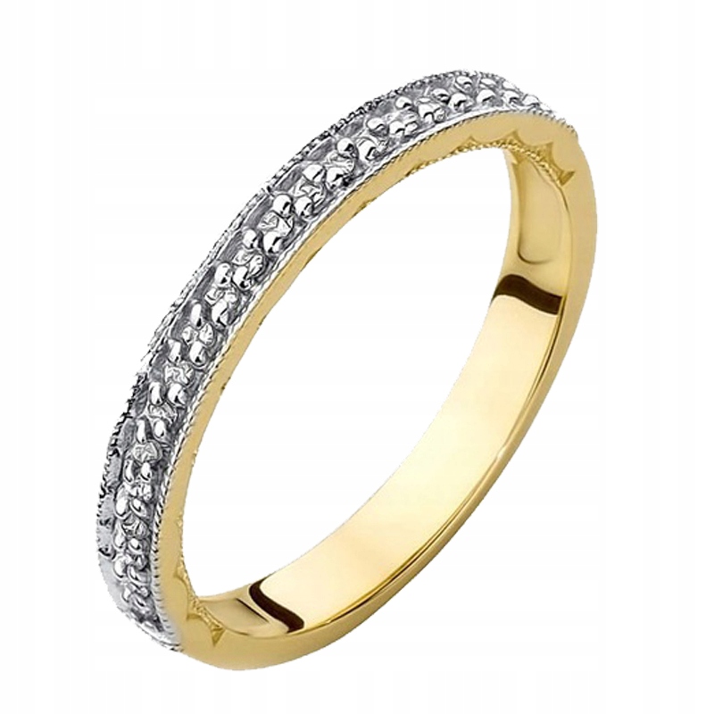 

Pierścionek Złoty Z Brylantami 0,10ct