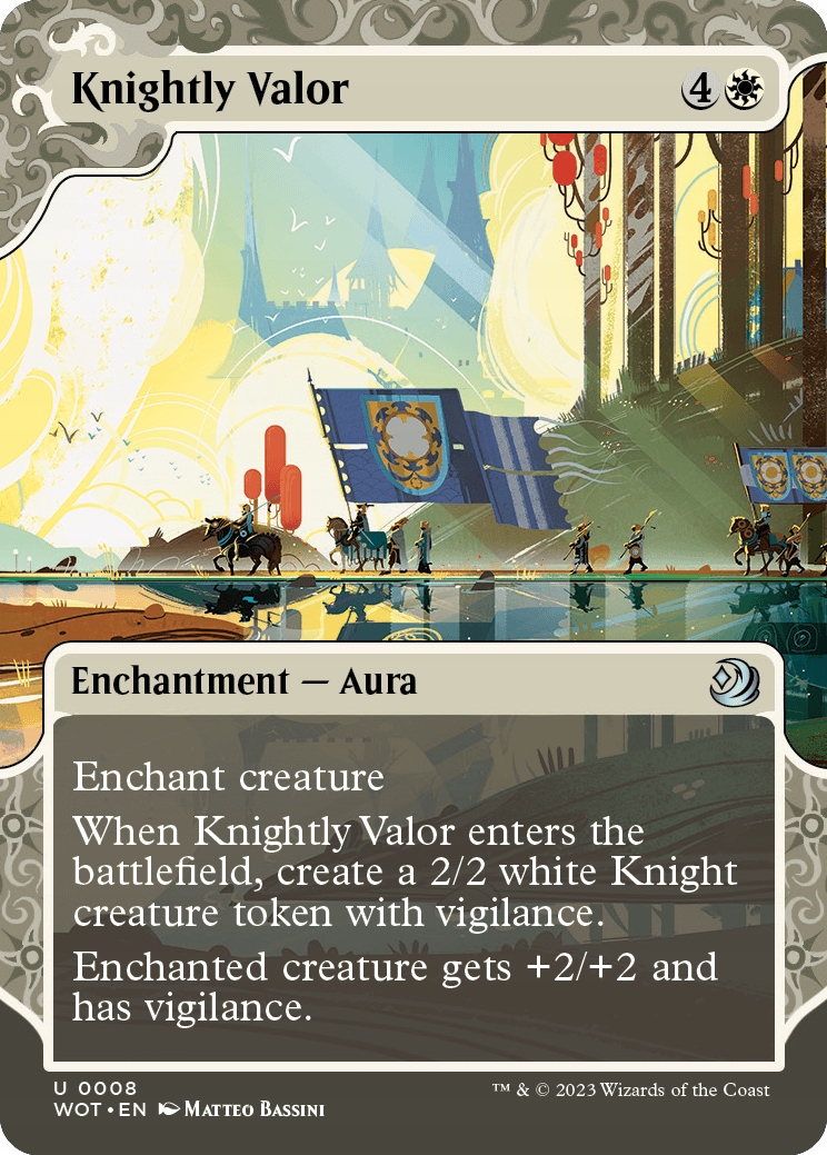 MTG 2x Knightly Valor (U)