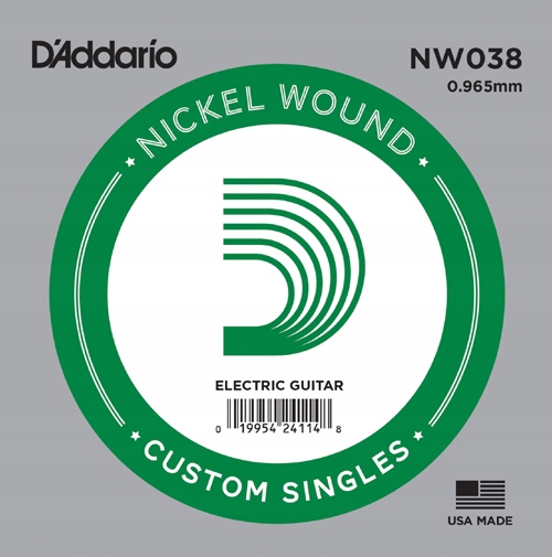 DAddario NW038 Nickel Wound struna pojedyńcza