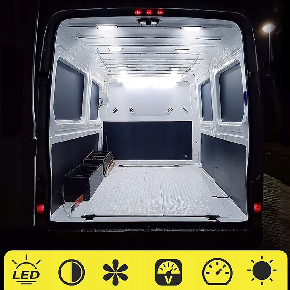 LAMPA Z WŁĄCZNIKIEM 48 LED 12V-85V KABINA 2 SZT Producent części Inny