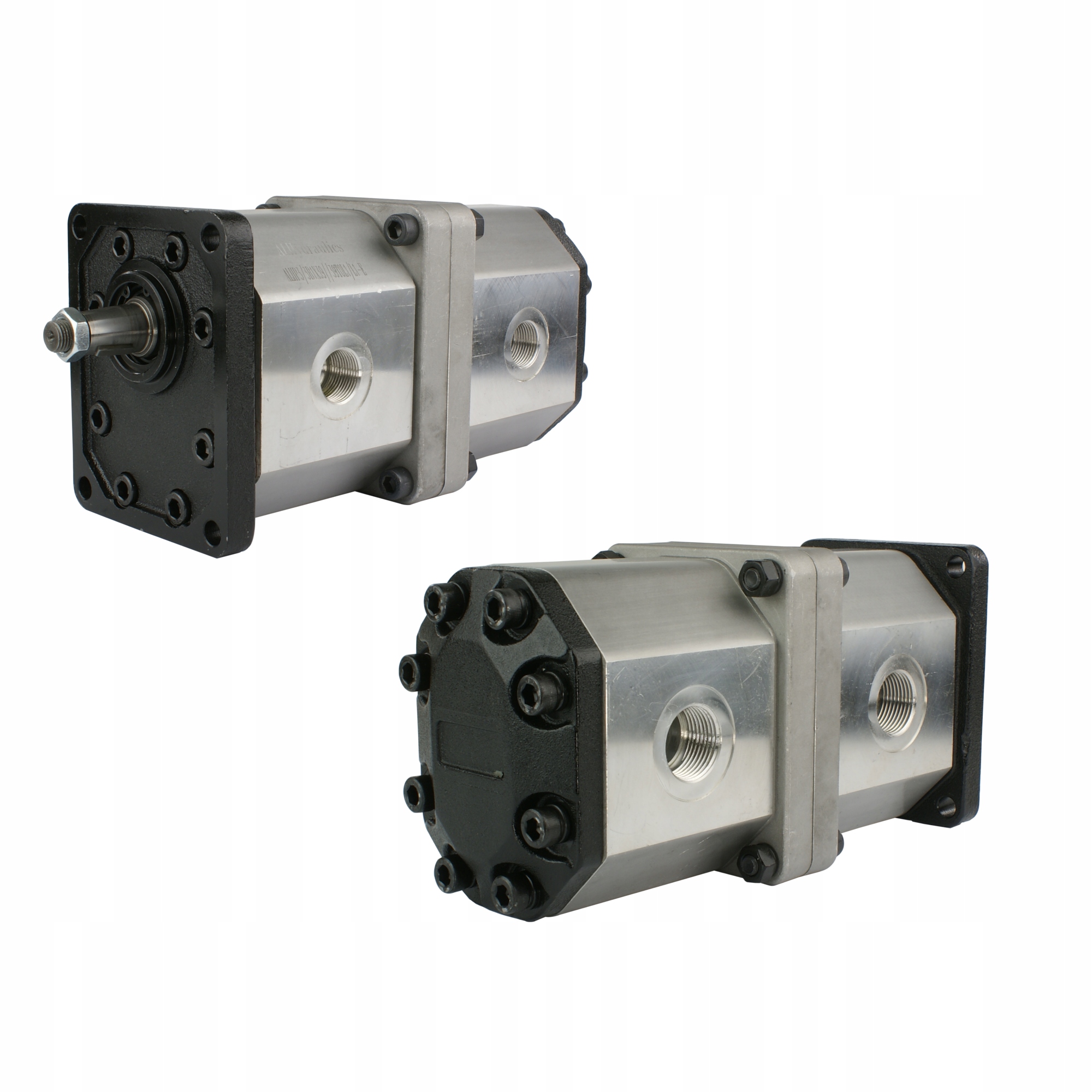 A1.40.10.3410 - 2-секционный шестеренчатый насос правый 33/33 cm3 HYDROLIDER