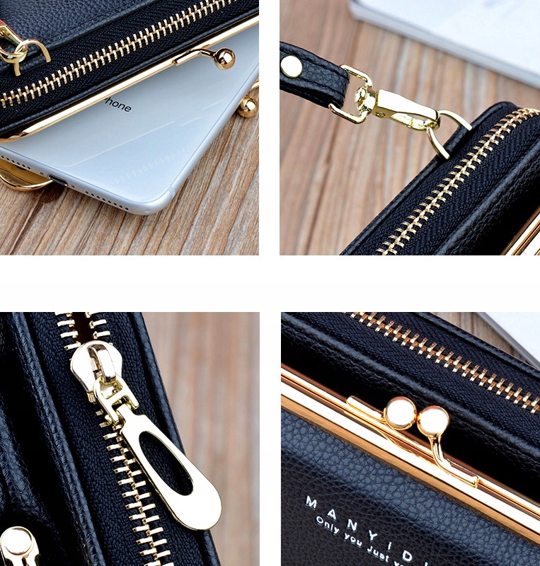 Torebka listonoszka Portfel Kopertówka na telefon Cechy dodatkowe kieszonka na telefon