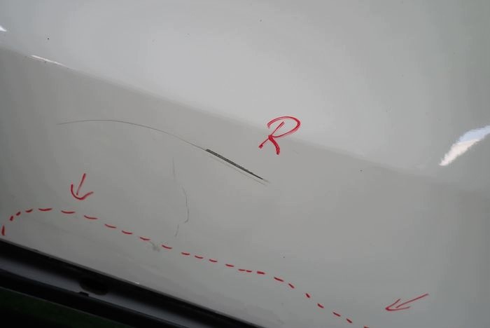 MERCEDES W247 247 GLA 19- door left rear. rear part