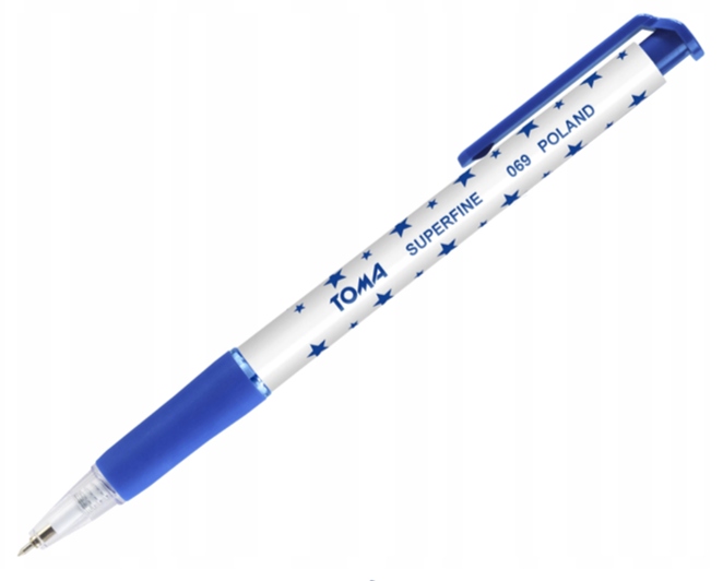 

Długopis Automatyczny Niebieski Gwiazdki 0,5MM