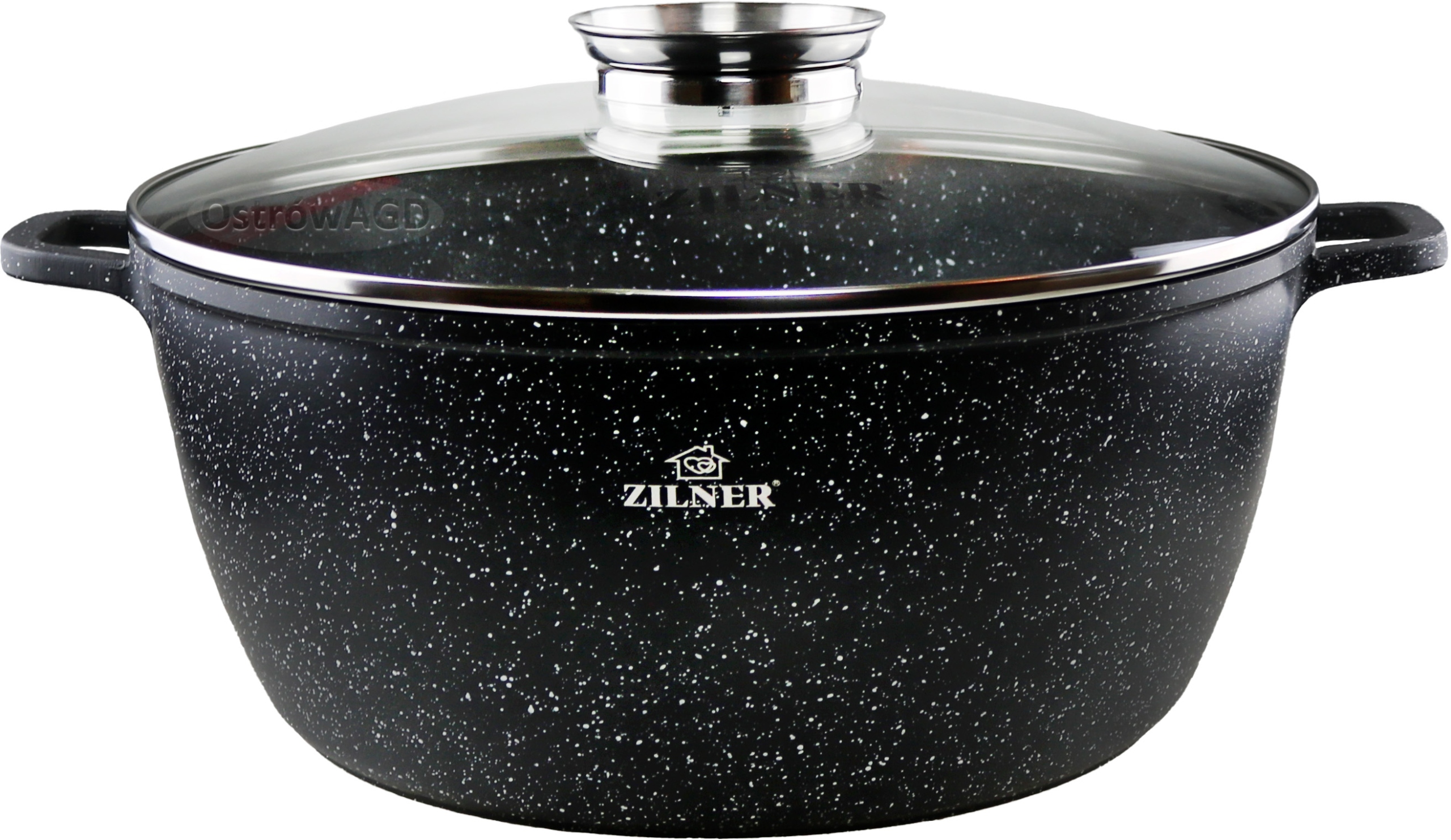 

Duży Garnek Marmurkowy Aroma Knob 36CM/13L Zilner
