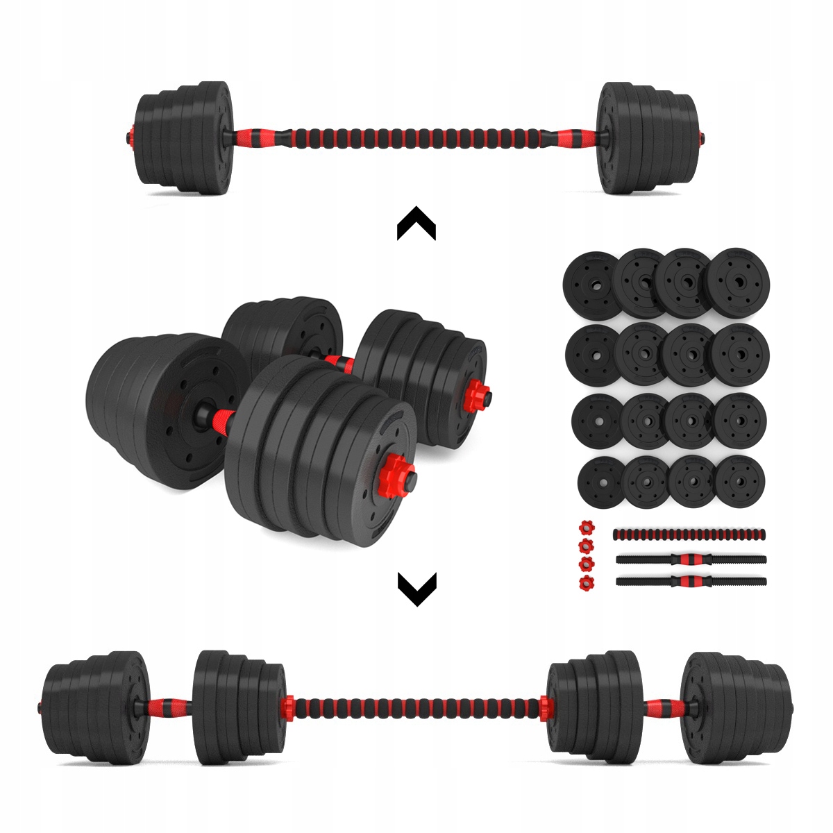 SGP30 Sztangielki-sztanga Kompozyt 30 Kg Hms