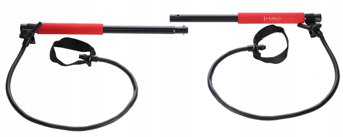 DRĄŻEK DO ĆWICZEŃ PILATESU HMS GUMY TAŚMY OPOROWE Kolor dominujący czarny