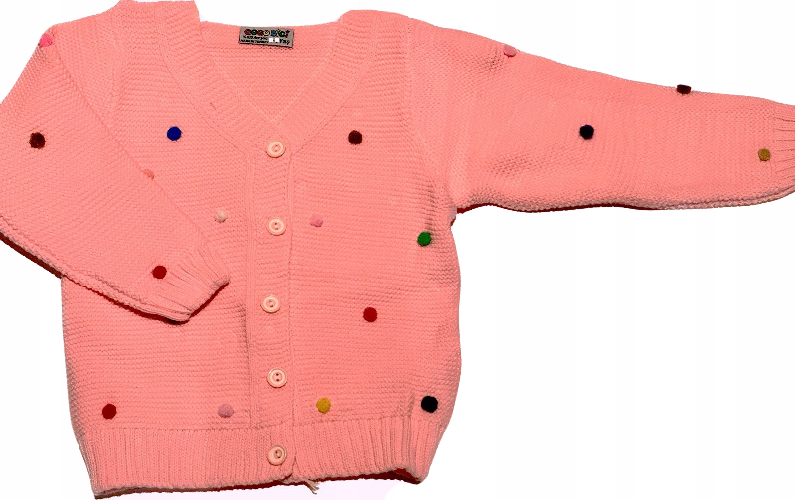 Sweter dla dziewczynki KWIATKI R. 104/110