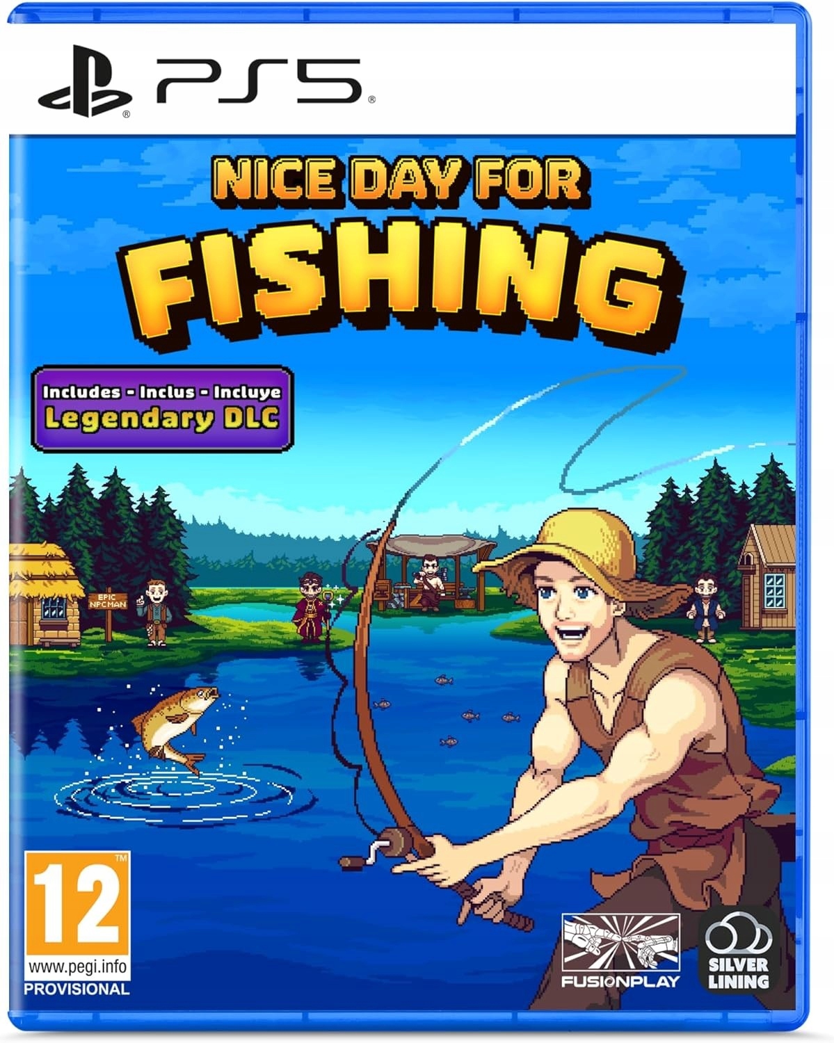 Nice Day For Fishing PS5 gra Rpg, wędkarska, łowienie ryb, pixelowa