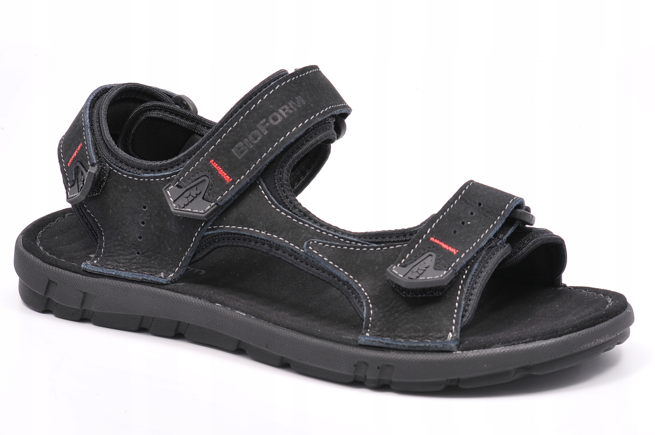 Černé sandály Nik 0351, Velikost 44