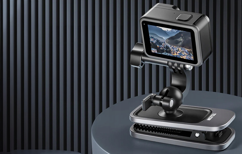 MOCOWANIE DO PLECAKA TELESIN GP-JFM-009 UCHWYT DO KAMERY SPORTOWEJ TELEFONU Szerokość produktu 9.8 cm