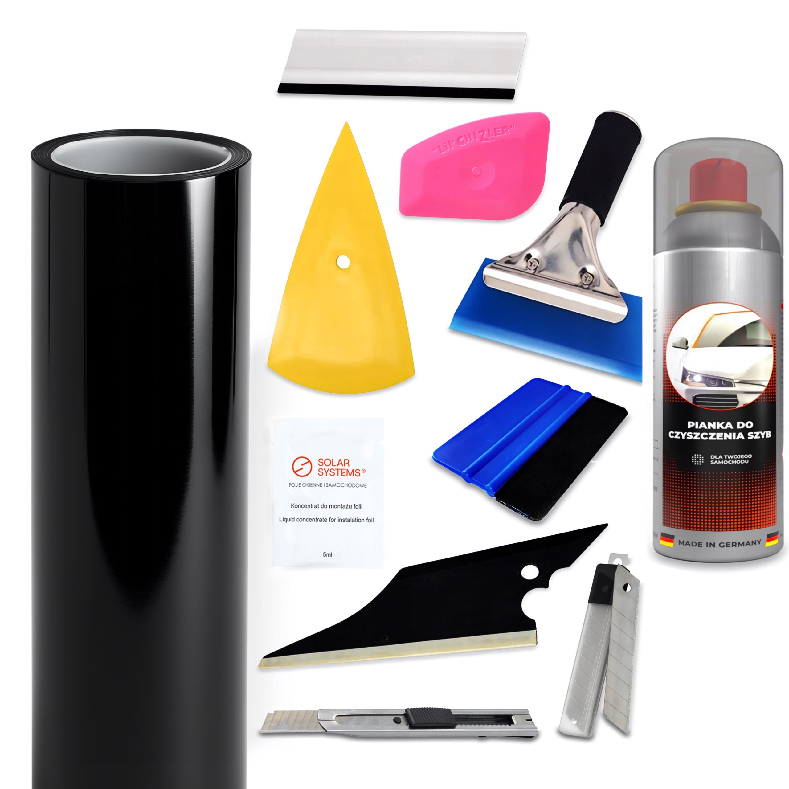 Fólie na zatemnění skel Automobilová 80% Black 75x500 velká sada