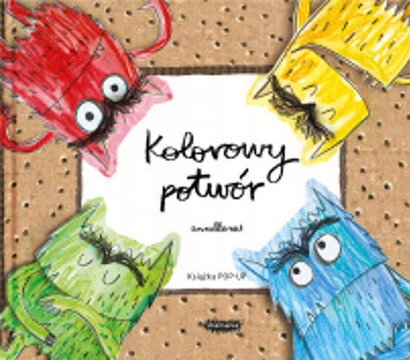 Kolorowy potwór Książka Pop up Llenas Anna Mamania Książka