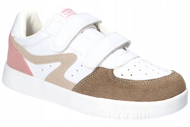 American Club ES181 Adidasy Buty Dziecięce Na Rzep Wkładka Skórzana W/bg 34