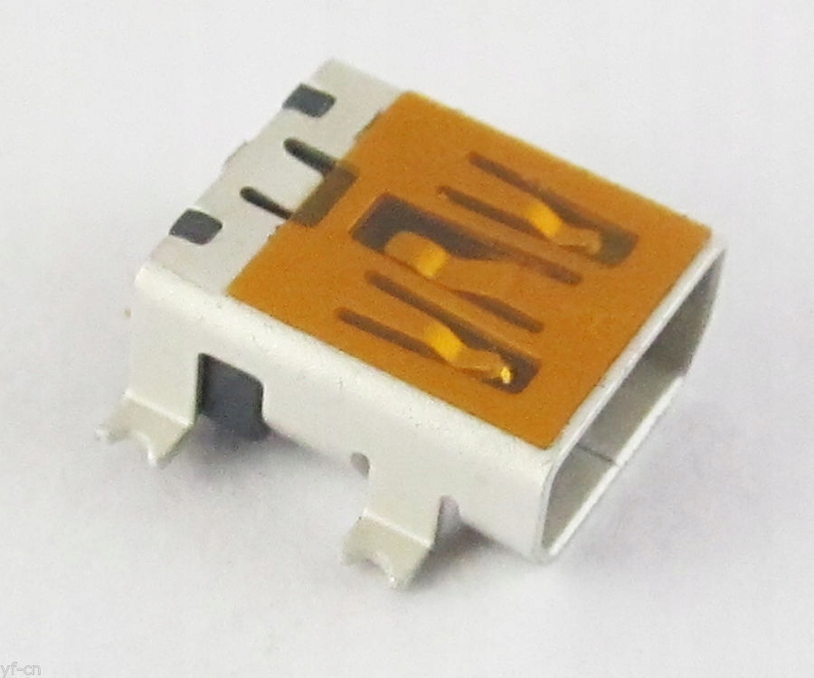 GNIAZDO MINI USB miniUSB 4-nogi SMD 10pin Navi Lark Clarion Manta GOCLEVER Stan opakowania oryginalne