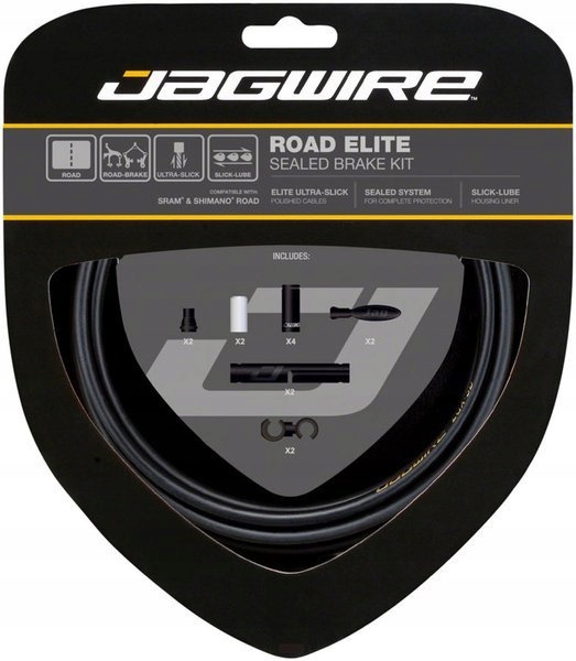 Jagwire brzdový systém Road Elite Sealed Brake černý