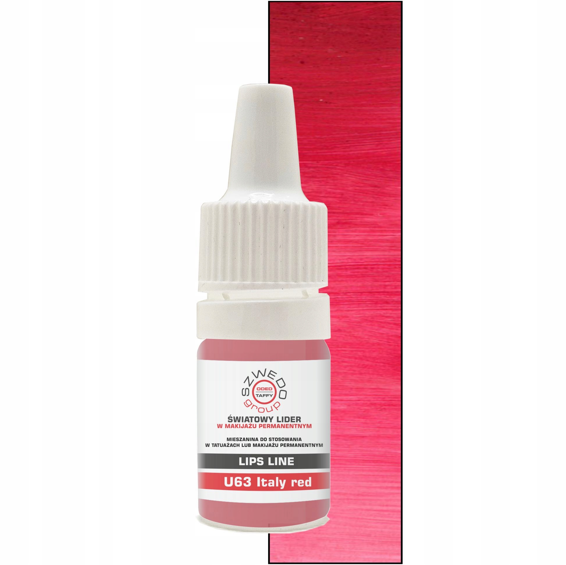 U63 Italy Red – pigment pro permanentní make-up rtů Pmu Line