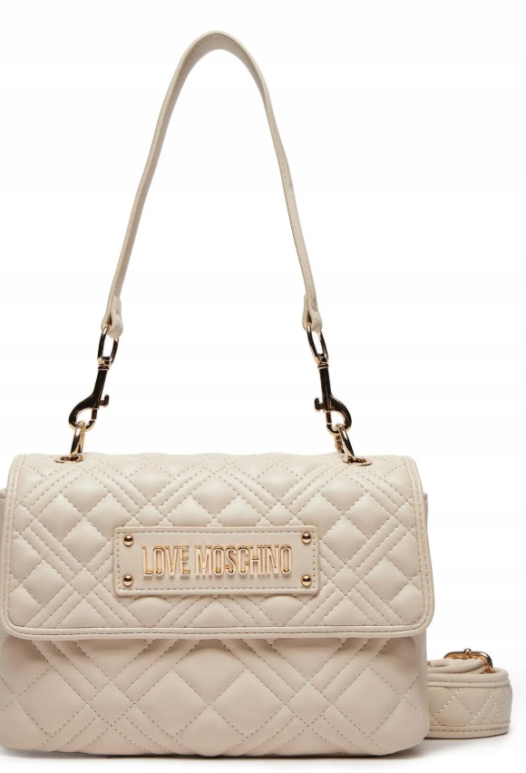 Love Moschino Béžová Pikovaná Psaníčko 24 x 16.5 x 7 cm Y9B