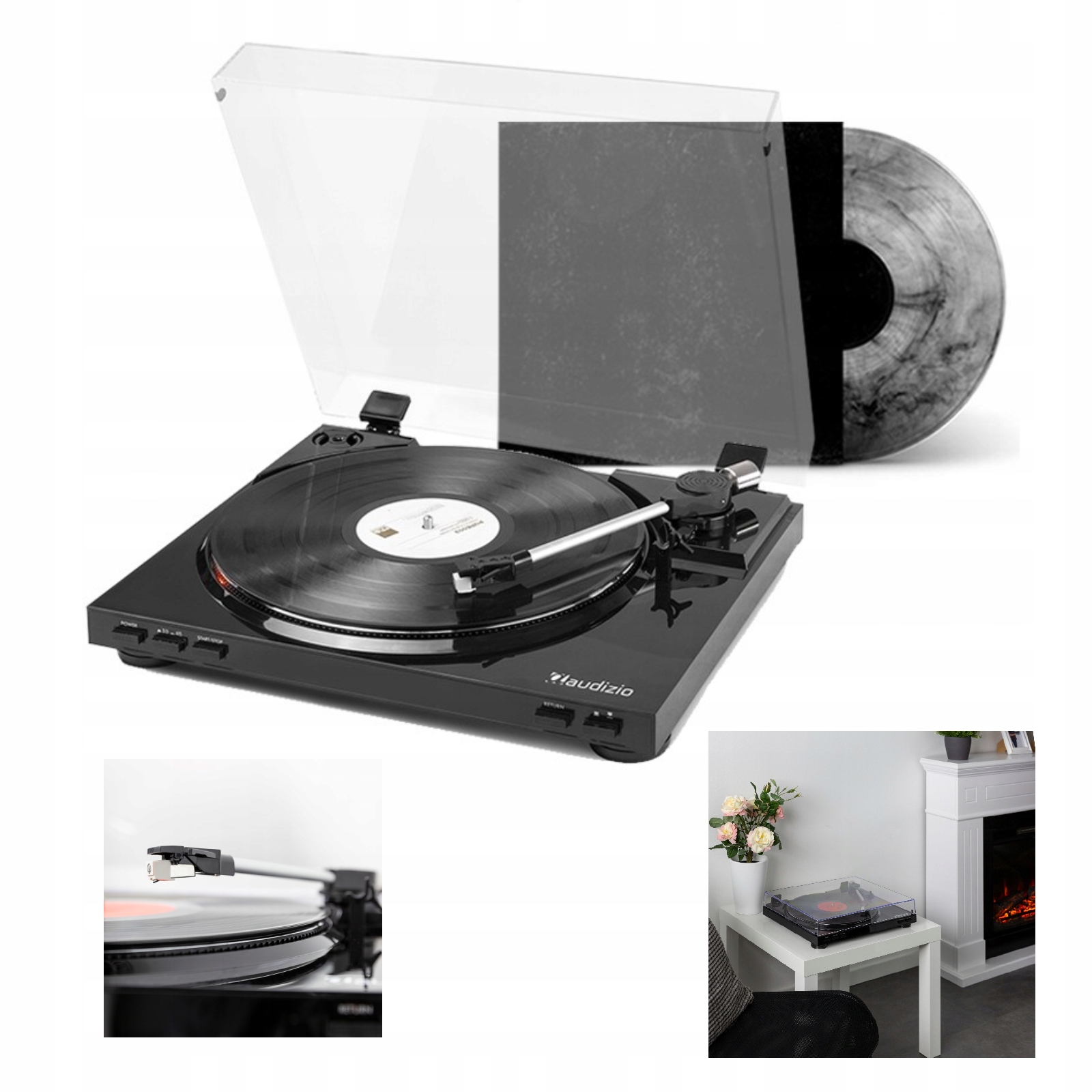 Gramofon z Konwersją na MP3 wkładka Audio-technica