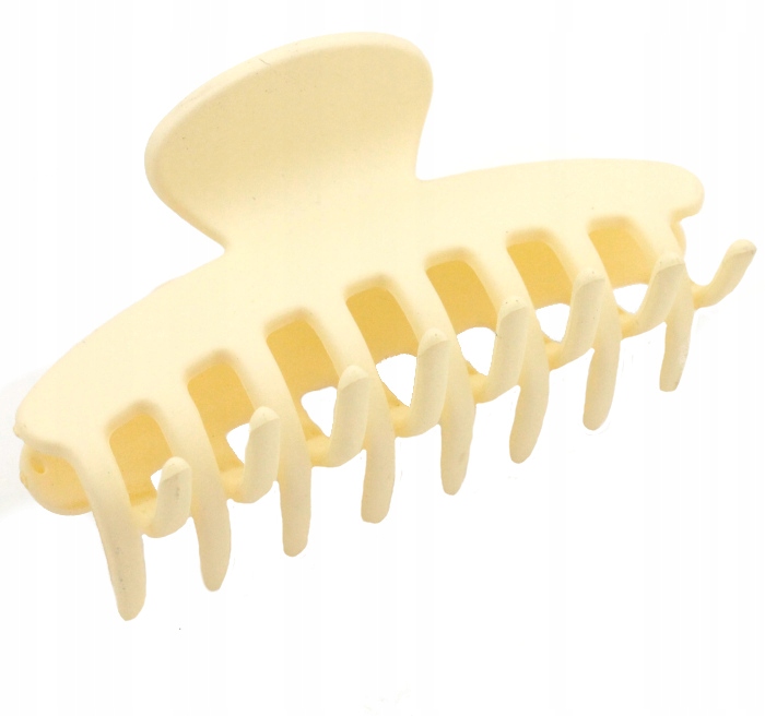 

Klamra Do Włosów Szczęka 9 cm Mat Ecru