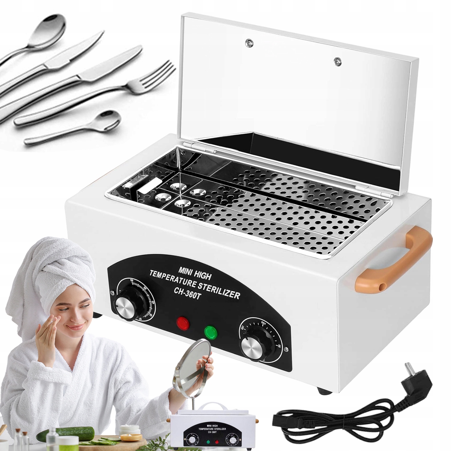 Vzduchový Sterilizátor 300 W S Vysokou Teplotou Pro Nástroje Na Nehty A Nehty