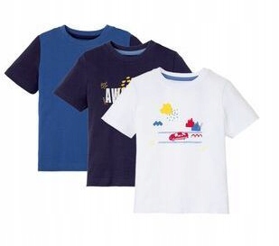 

T-shirt chłopięcy, 100% bawełna, 3 Sztuki, 86/92