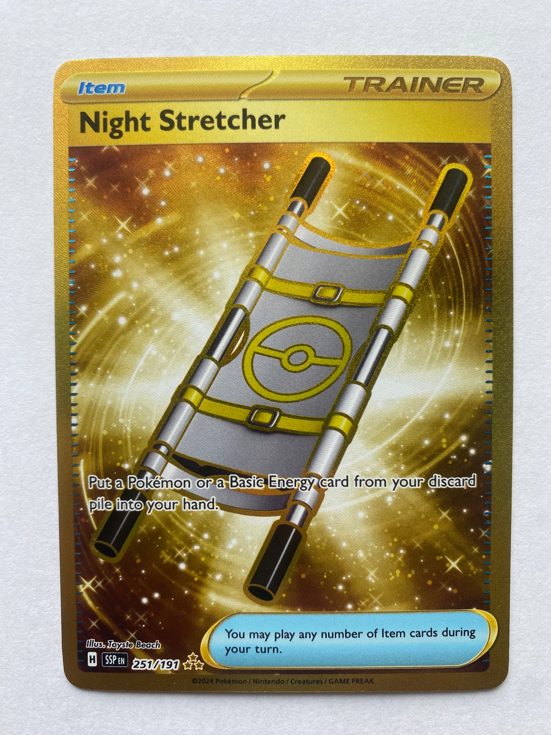 Karta Pokemon: Night Stretcher (SSP 251) / Surging Sparks
