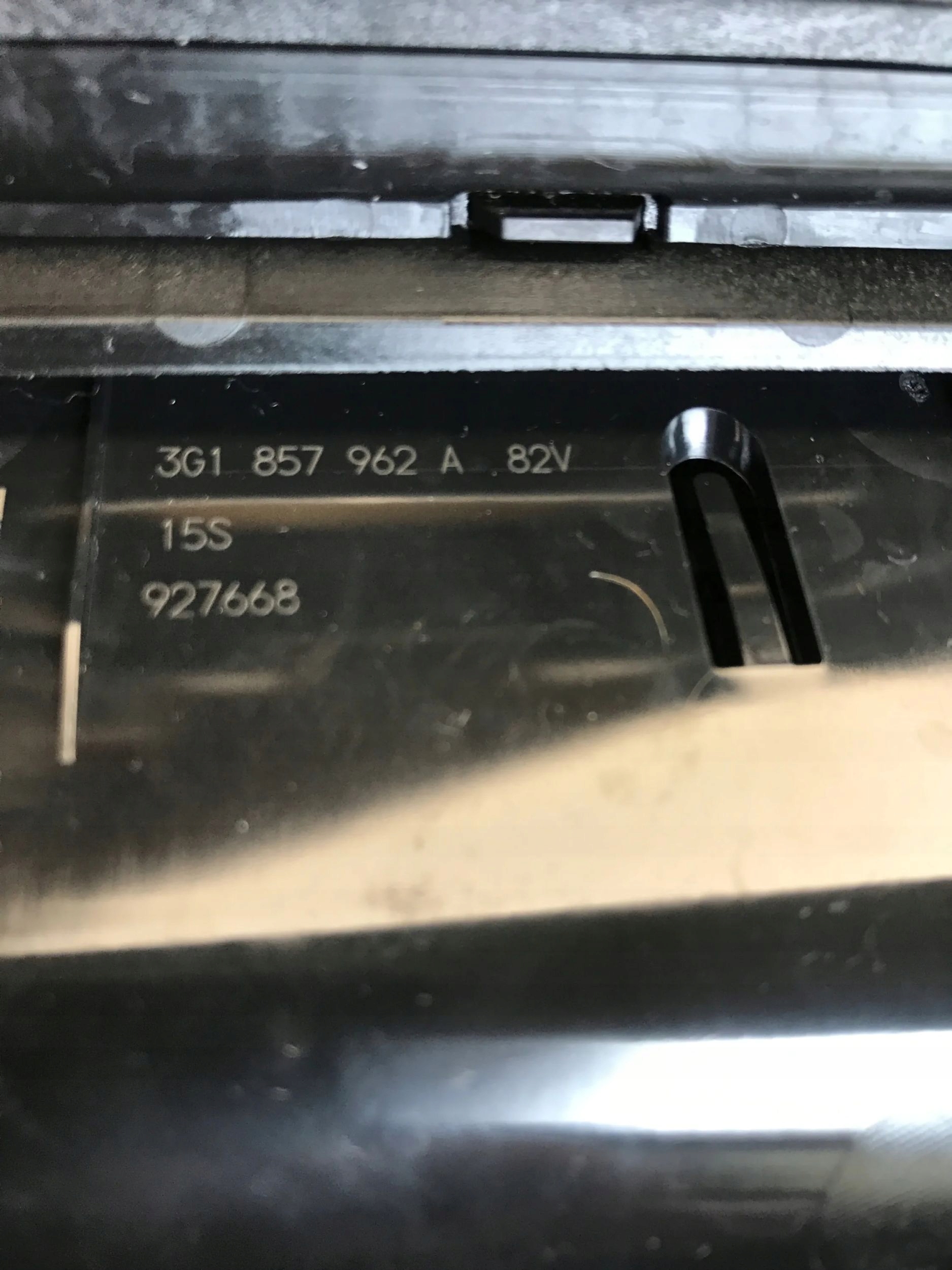 Châssis Mecanisme levier vitesse Engrenage Cendrier VW PASSAT B8 3G1857962A