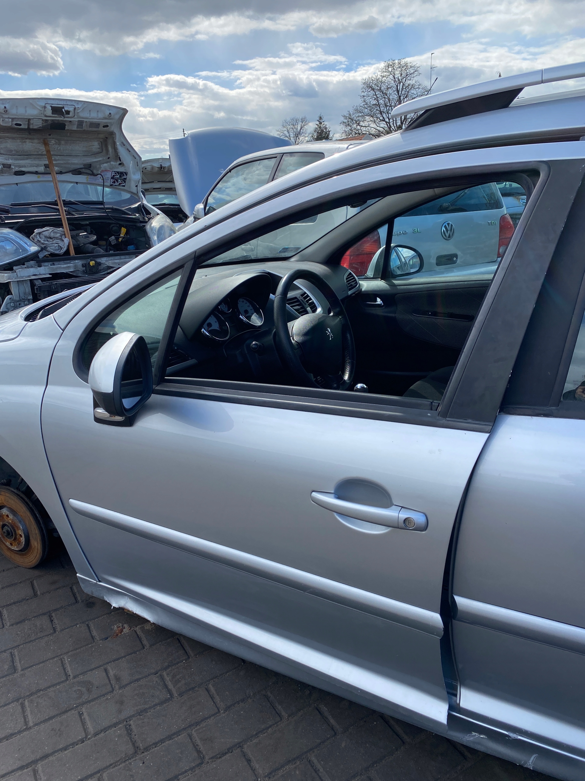 tür links vorne vorne code lakieru EZRC Peugeot 207 SW 07-13
