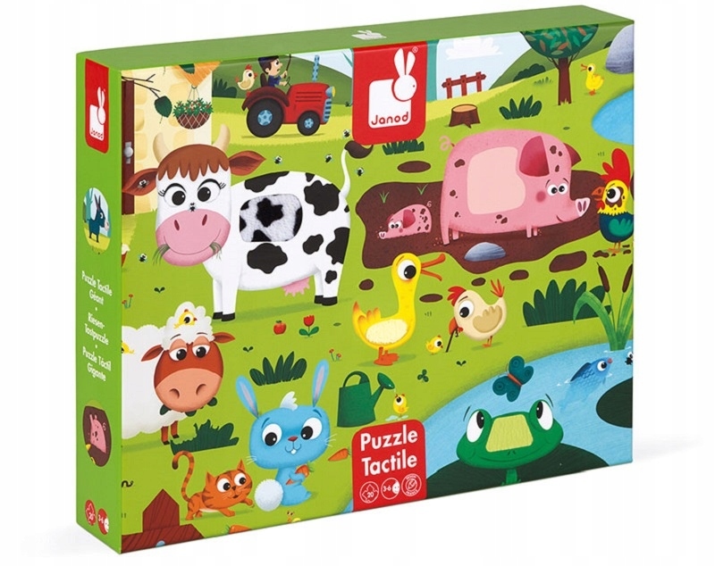 

Farma puzzle dotykowe sensoryczne Janod