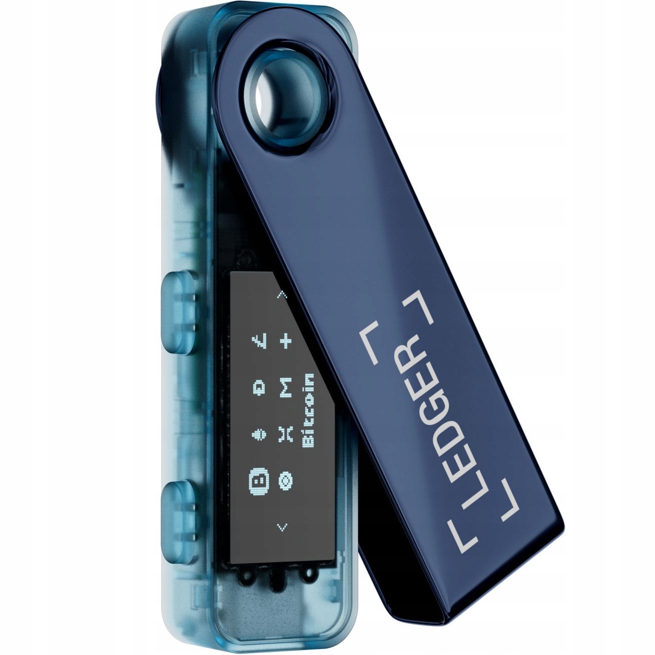 Portfel do kryptowalut Ledger Nano S Plus, kompatybilny z Windows Mac Linux