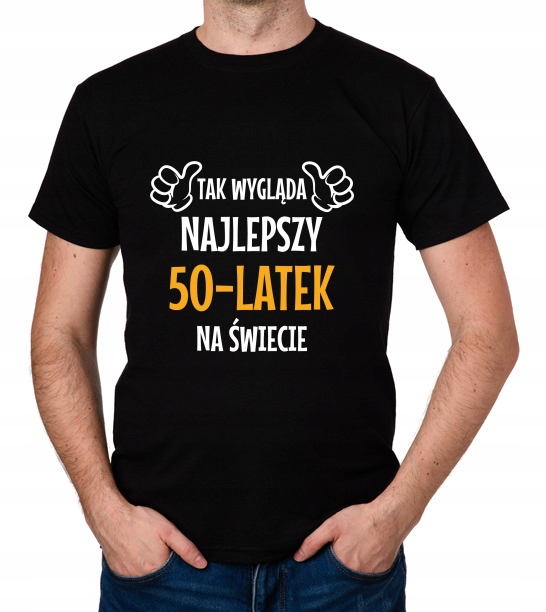 

koszulka Najlepszy 50-LATEK 50 Urodziny prezent