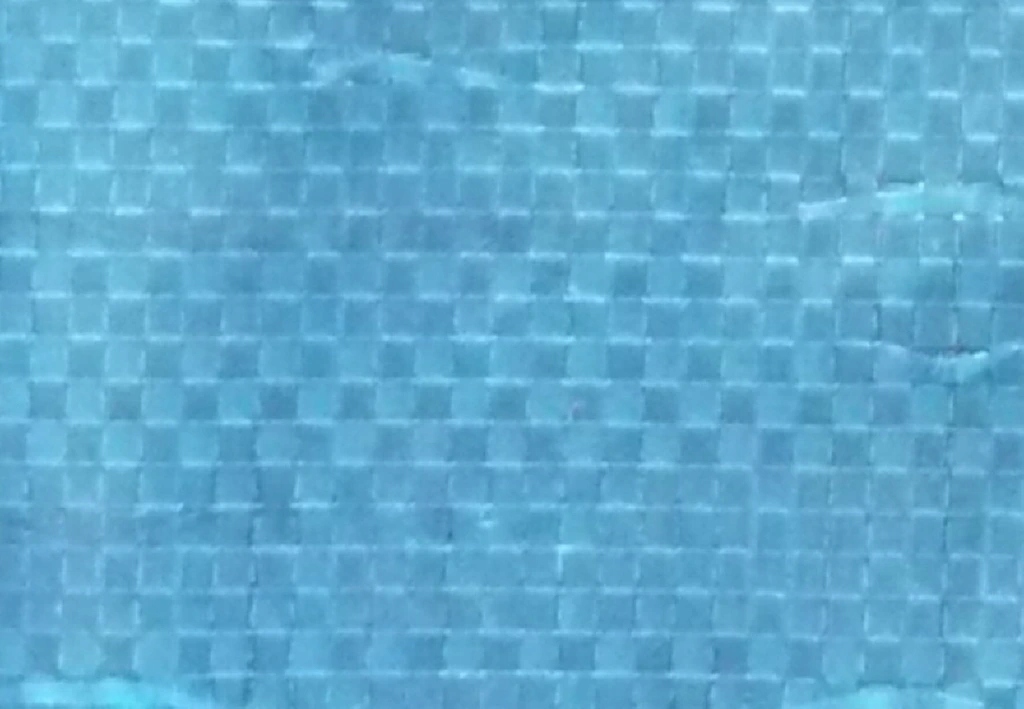 Krycí Ld-pe tkaná plachta na bazén kruh 3,7 m fólie 4,3 m modrá