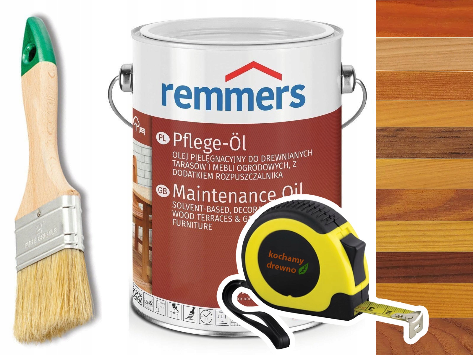 

Remmers Pflege-Ol olej do drewna, tarasu 5L