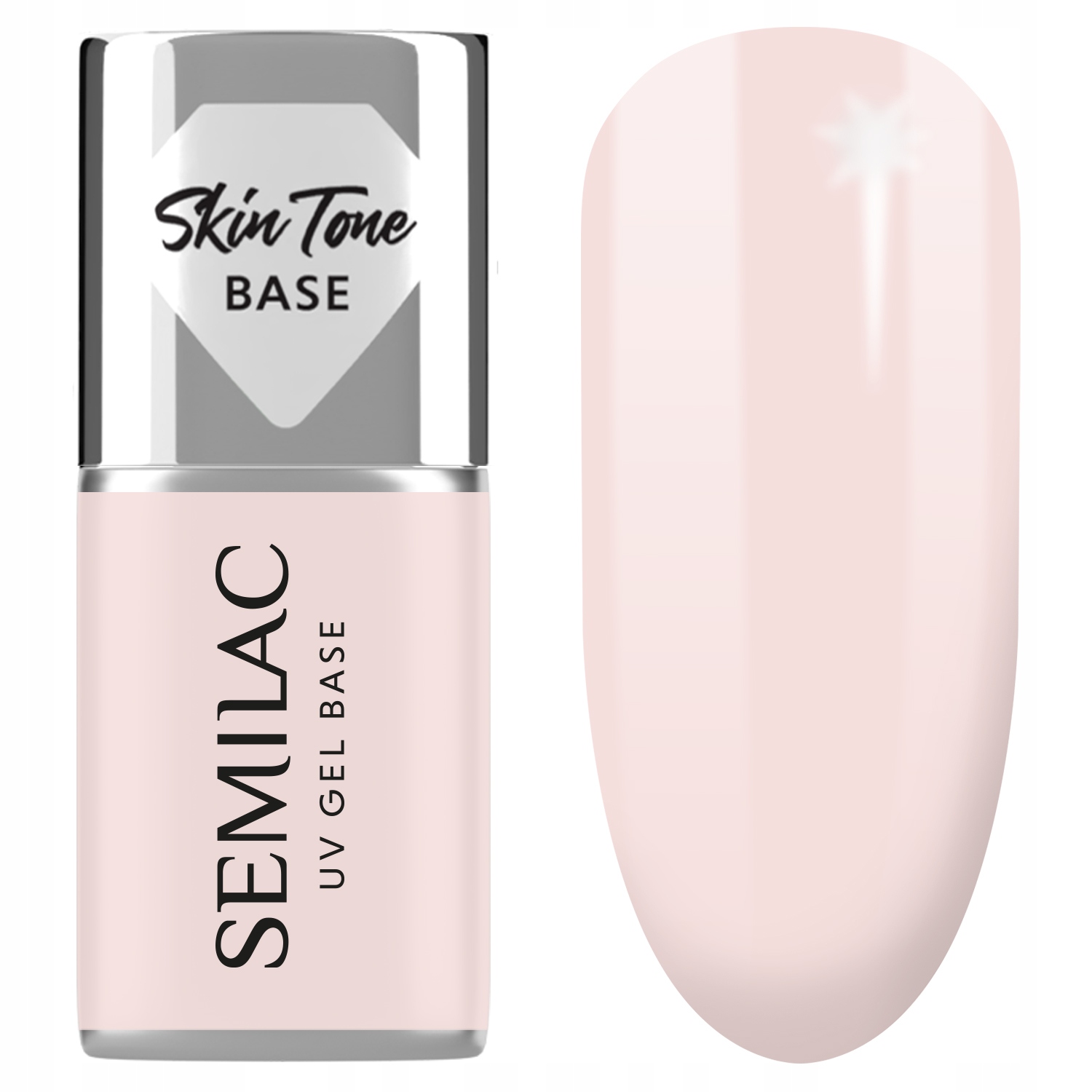 Semilac Baza do lakierów hybrydowych Skin Tone Cover Base Écru
