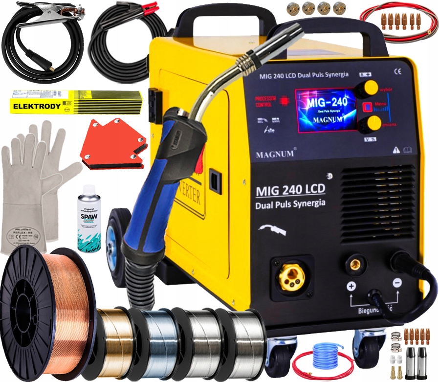 Poloautomatický Svařovací Stroj 200A 2T 4T Puls Tig Mma Mig