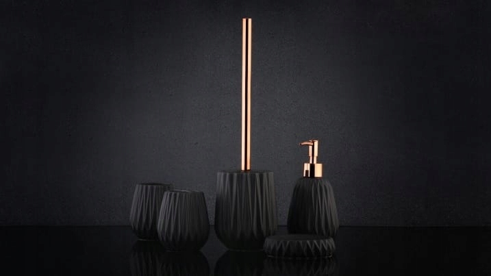 KUBEK ŁAZIENKOWY NA SZCZOTECZKI CZARNY CHICAGO Marka Testrut