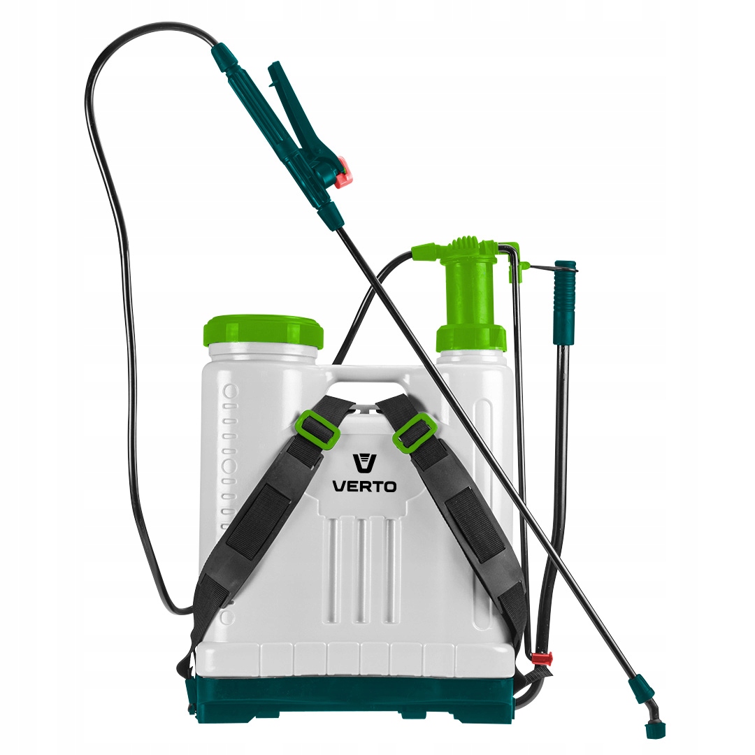 Opryskiwacz spryskiwacz ciśnieniowy ręczny ogrodowy plecakowy 15L, Verto