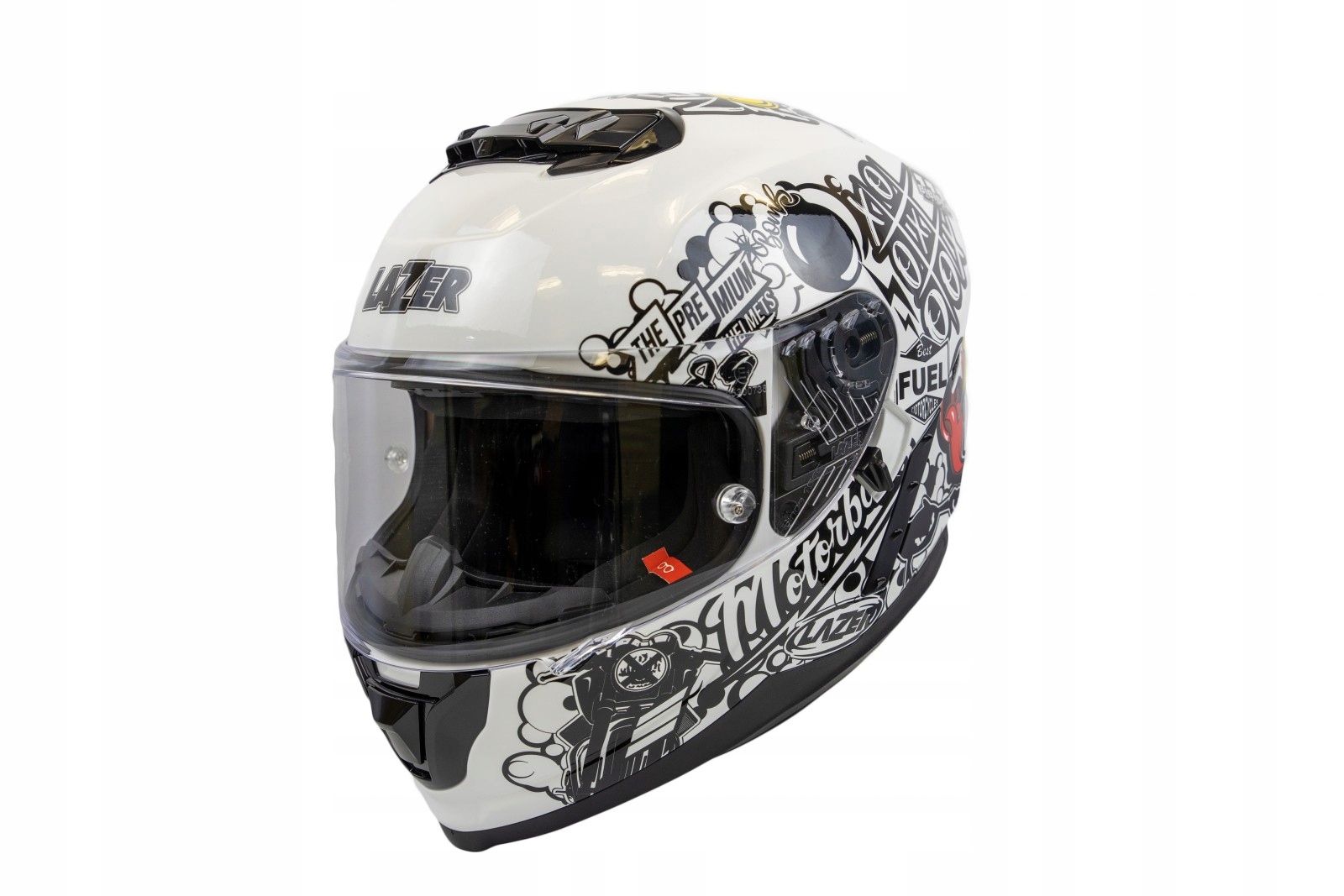 Kask motocyklowy Lazer Rafale Evo Stickerbomb Numer katalogowy producenta RAFALE.EVO.STICKER