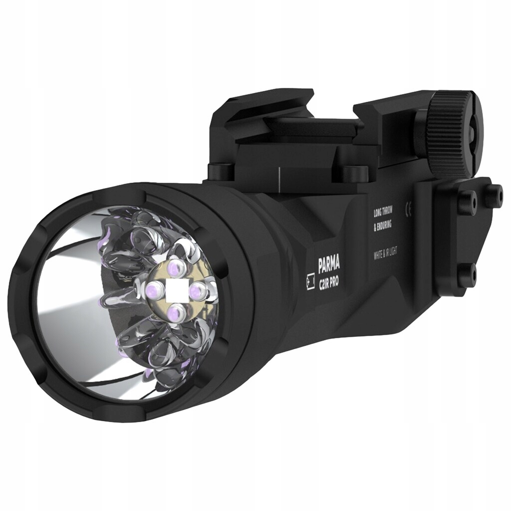 Taktická svítilna na zbraň Armytek Parma C2IR Pro Black 1250 lumenů