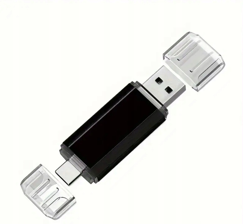 Pendrive DIKOM 128GB 128 GB USB 2.0, USB 3.1 typ C niebieski