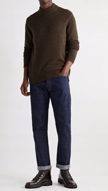 NN.07 Nick 6367 Sweater Hnědý M