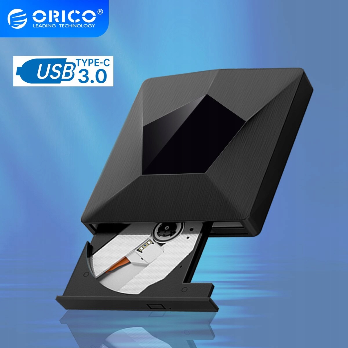 Внешний оптический драйвер USB 3.0 CD / DVD - ROM вес продукта с упаковкой 1 кг