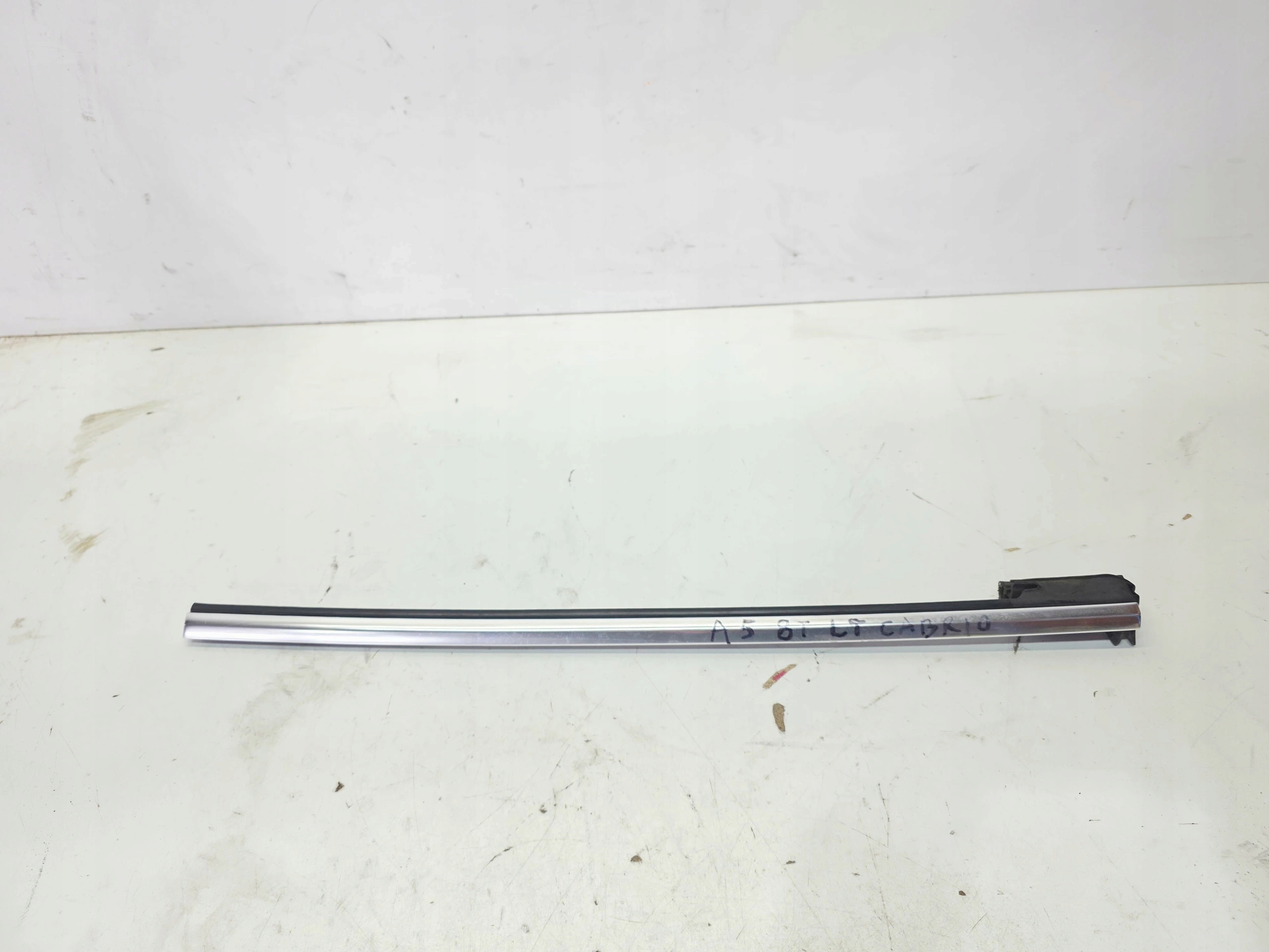 moulding CHROM left rear part AUDI A5 8F CABRIO 8F0853763D